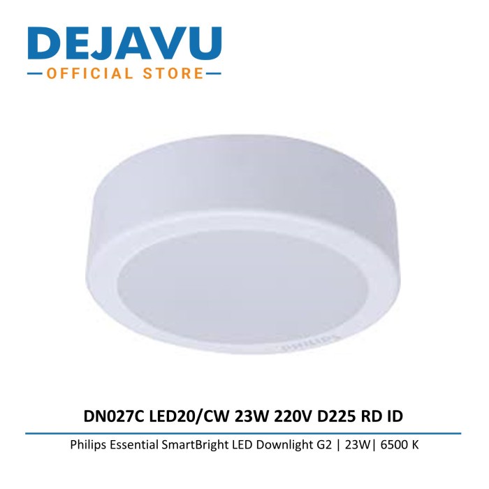 Jual Lampu PHILIPS LED Downlight DN027C LED20/CW 23W 220V D225 RD ID ...