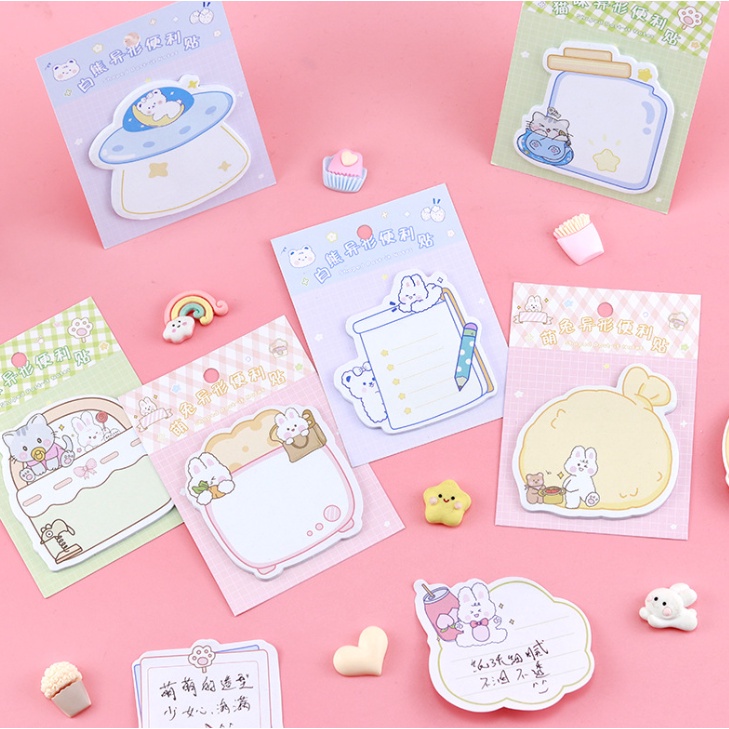 Jual Sticky notes special cartoon shaped memo note | Shopee Indonesia