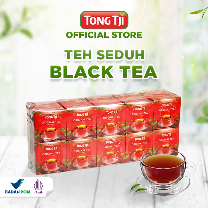 Jual Tong Tji Black Tea / Teh Hitam 50 gram Teh Seduh (harga per slop ...