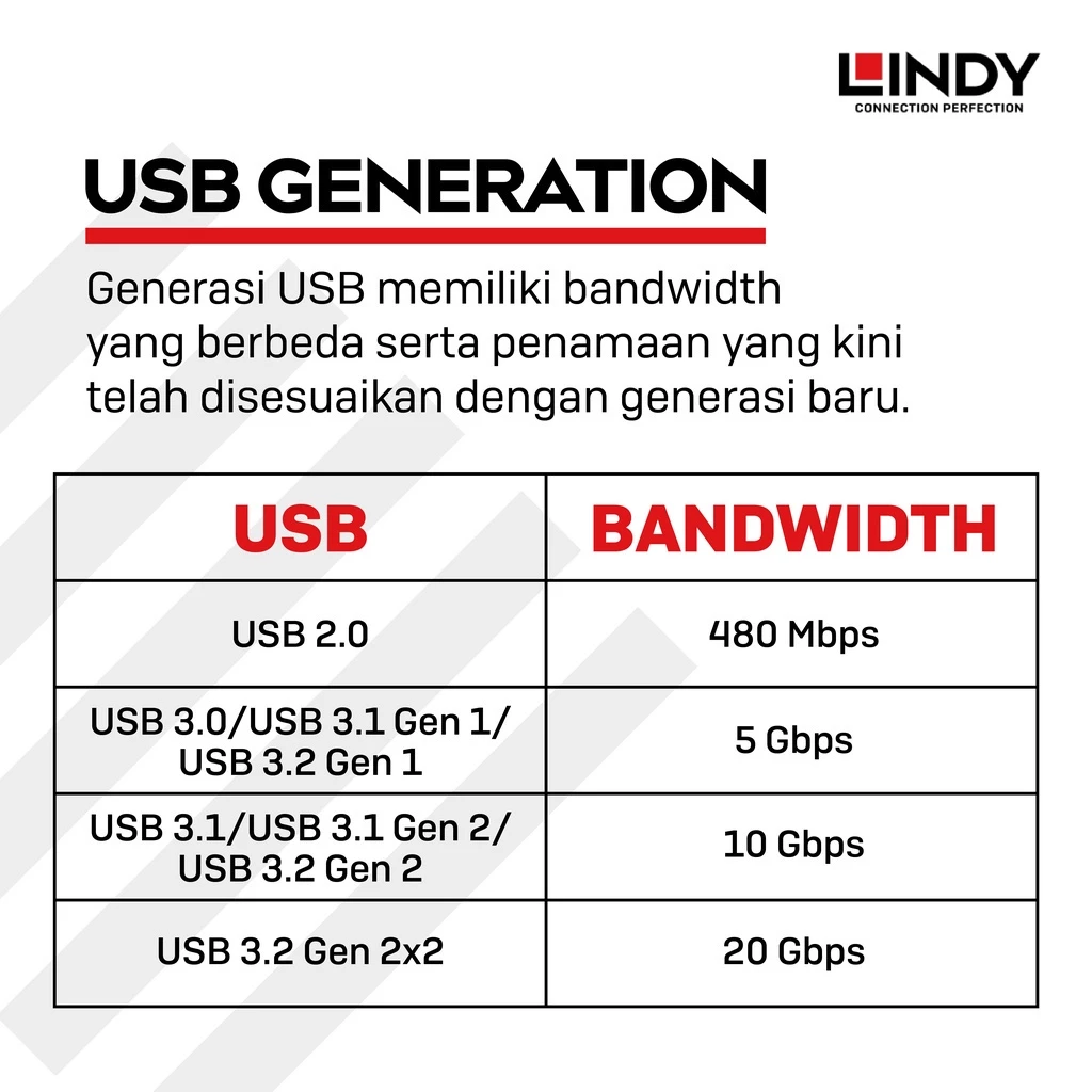 LINDY Converter Adapter Type C to HDMI USB 3.2 4K 30Hz 43244