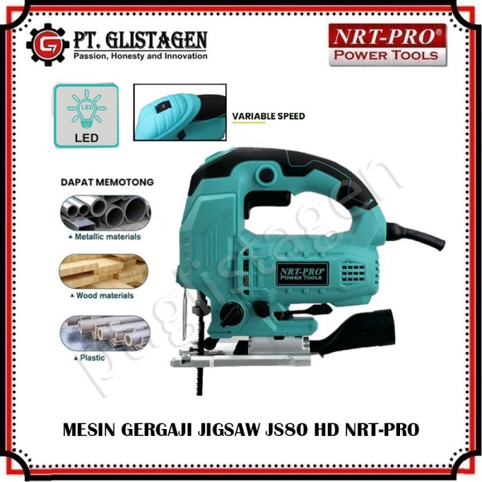 Jual Mesin Jigsaw Variable Speed Gergaji Kayu Listrik Led Nrt Pro