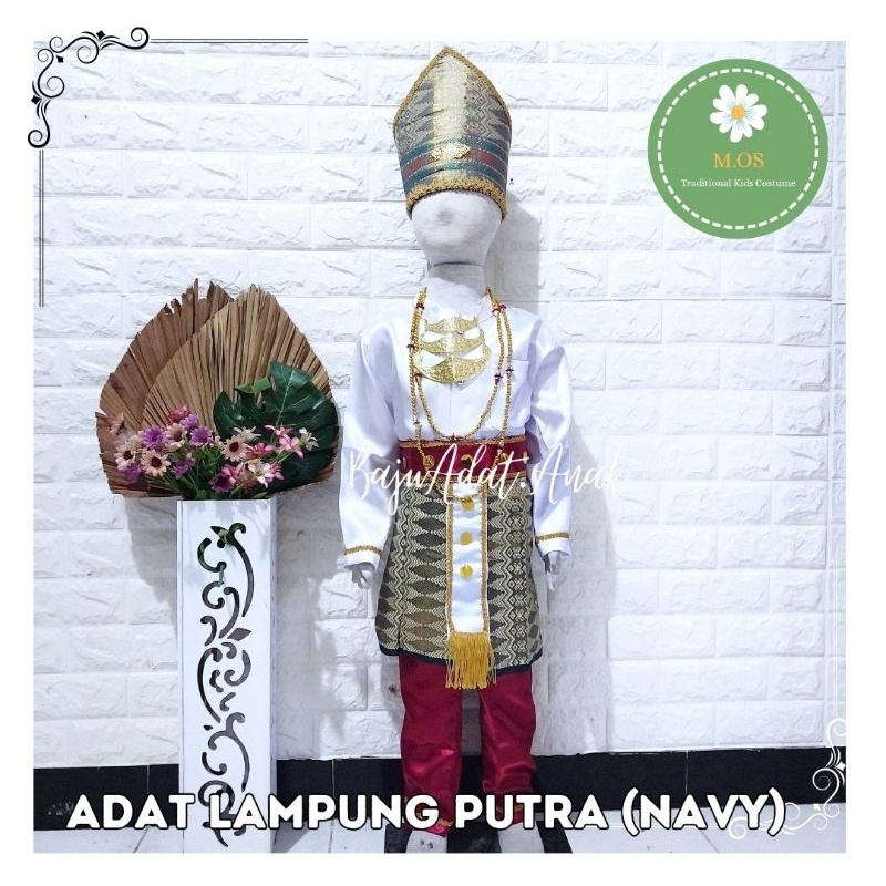 Jual AL11O Baju Adat Lampung Anak | Pakaian Tradisional Lampung ...