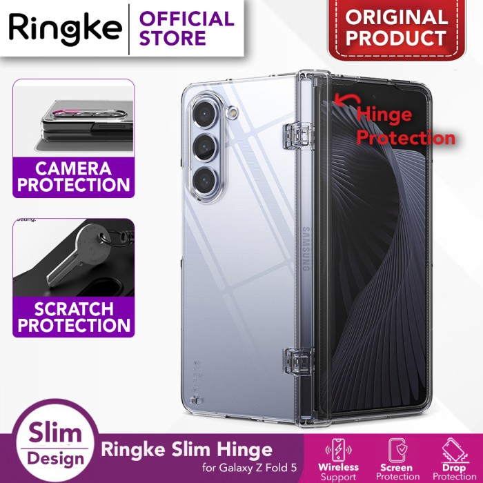 Jual Ringke Slim Clear Hinge Case Samsung Galaxy Z Fold 5 Fold5