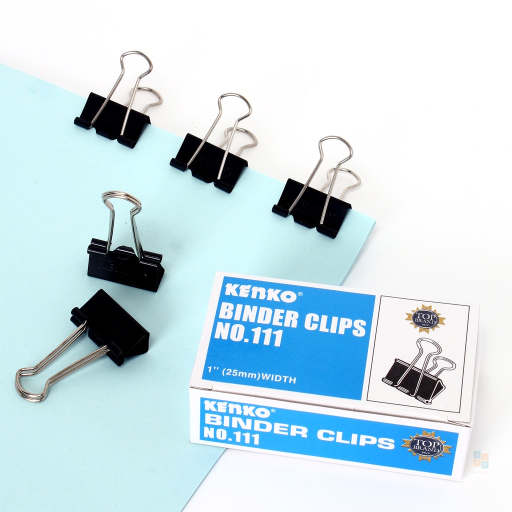 Jual KENKO - Binder Clip 111 Klip Kertas - Pack | Shopee Indonesia