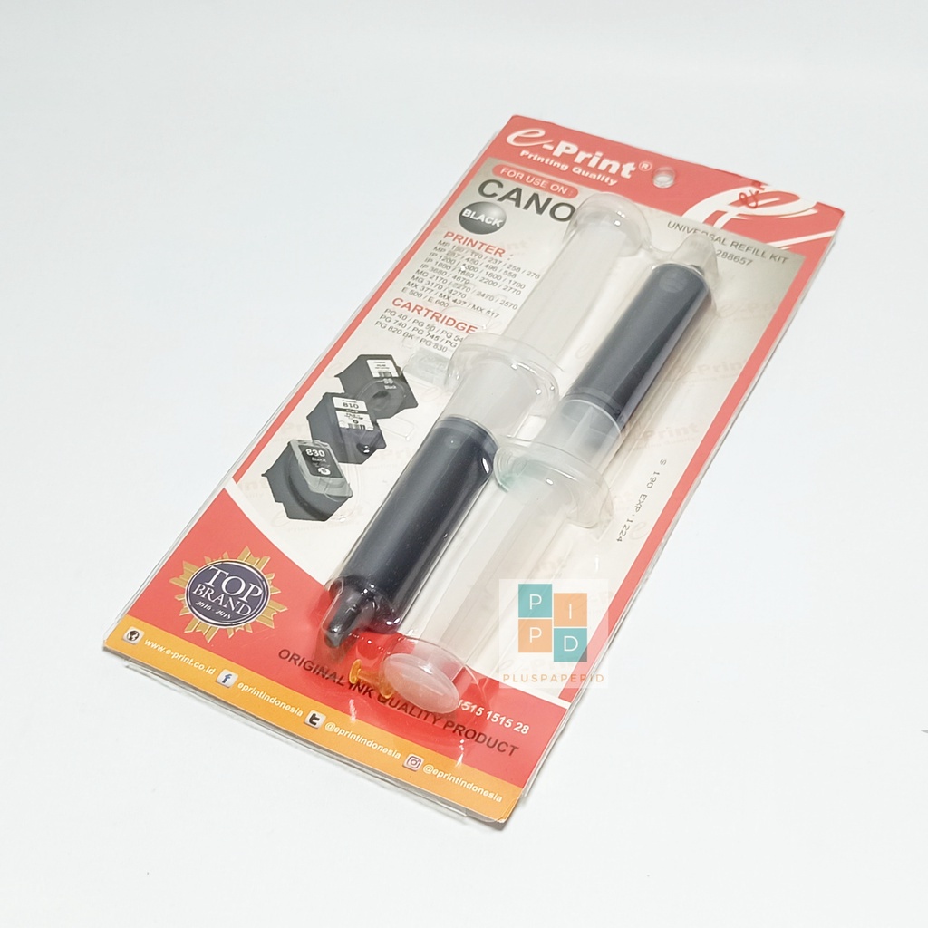 E-PRINT - Tinta Refill Kit Blister Printer Canon Suntikan - Set (2)
