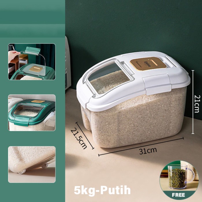 Jual Promo - Dispenser Beras E98/E99 Rice Dispenser Tempat Wadah ...