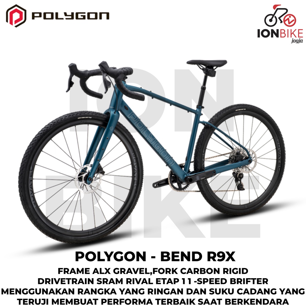Jual Sepeda Gravel 700c Polygon Bend R9X Alloy Etap12 Speed Pre Order ...