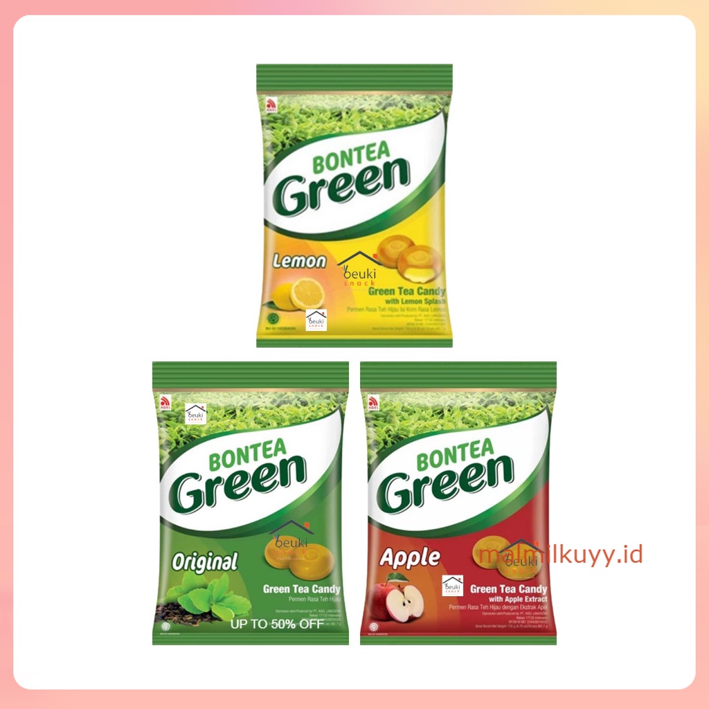 Jual Bontea Green Tea Permen Rasa Teh Hijau Asli Berbagai Varian Pilih ...