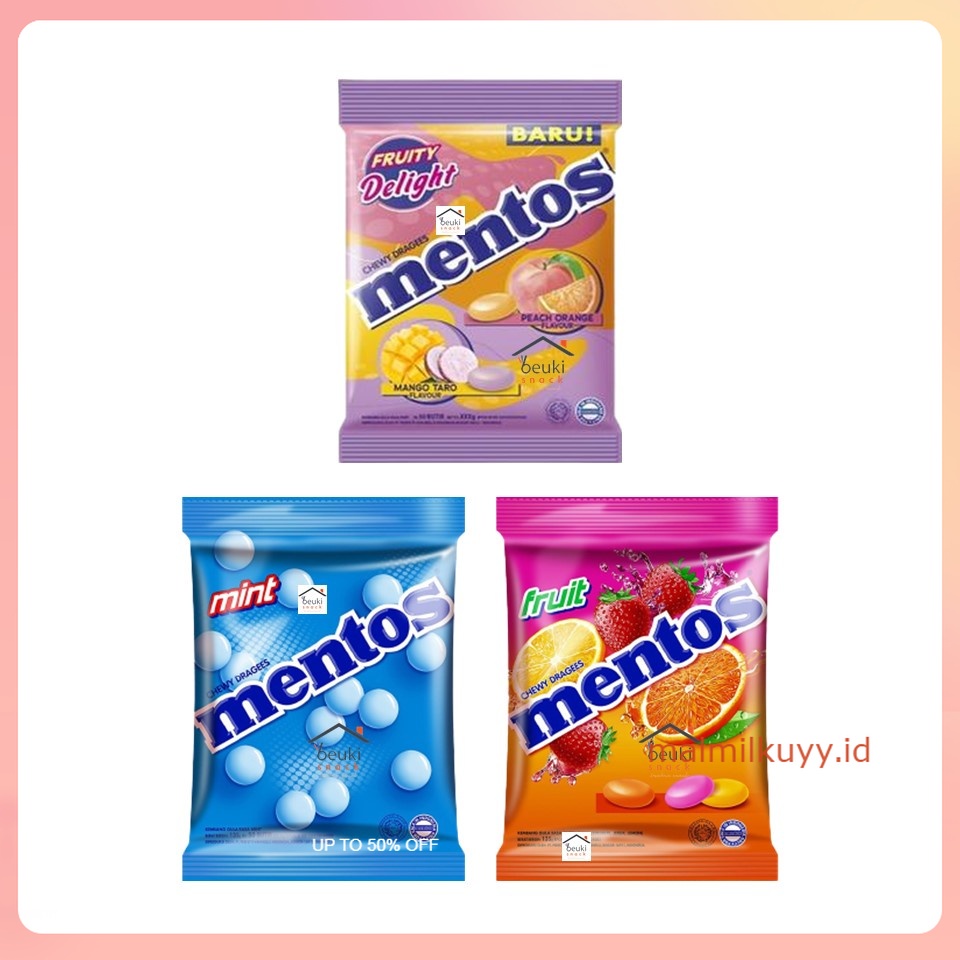Jual Mentos Permen Pack Berbagai Varian Pilih Rasa | Shopee Indonesia