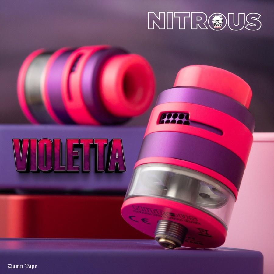 Jual NITROUS RDA 24MM WITH TANK NEW EDITION NITROUS RDA TANK 24MM