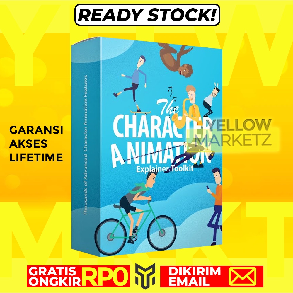 Jual CHARACTER ANIMATION TOOLKIT AE - After Effects Template Animasi ...