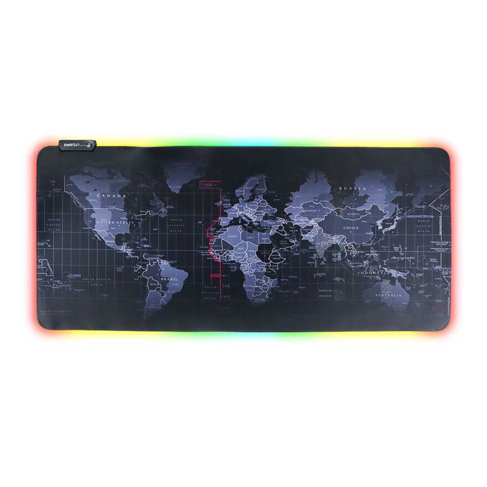 Jual Gaming Mouse Pad XL Peta Dunia + LED RGB GMSWT5/FGD02 Shopee Indonesia