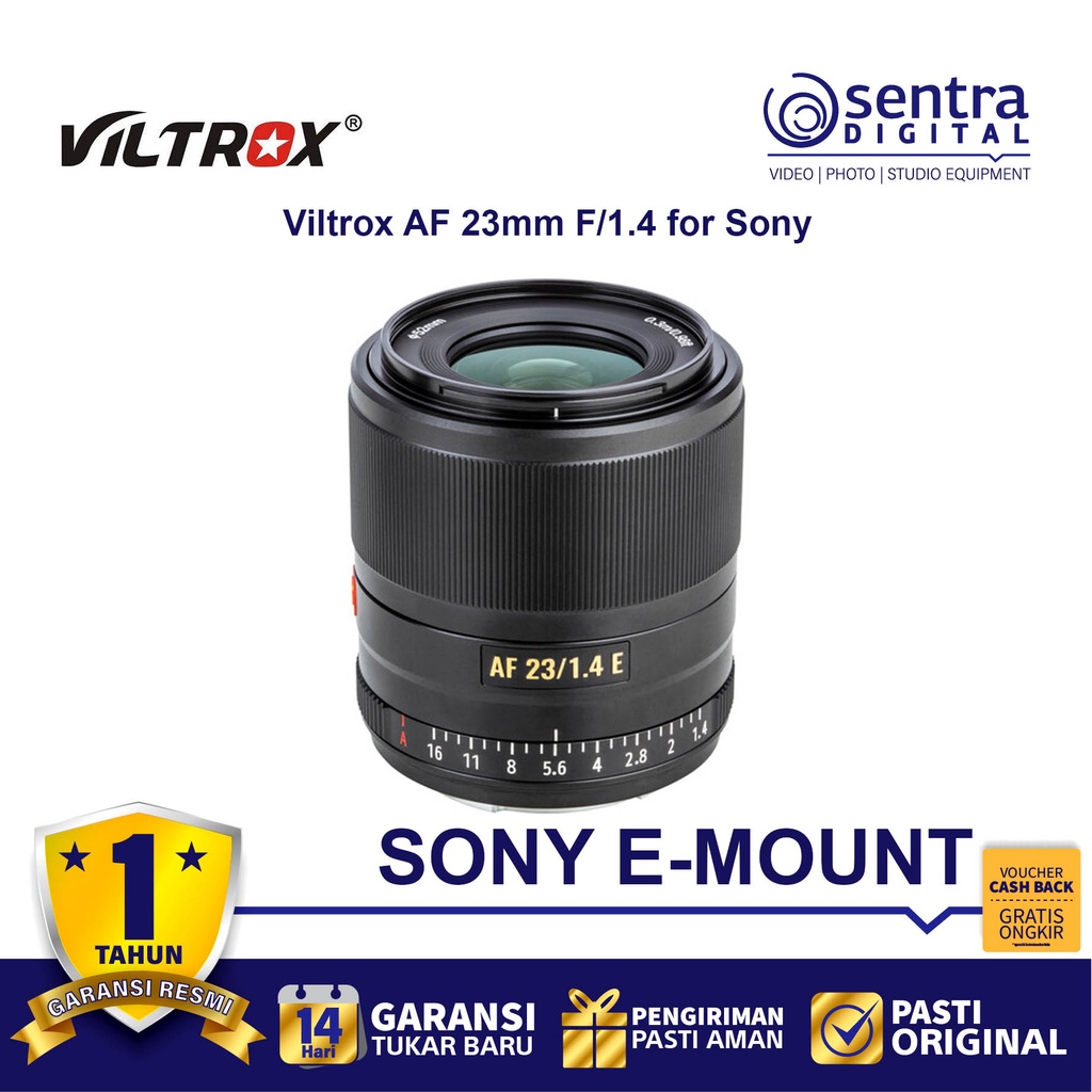 Jual Viltrox Af 23mm F 1 4 For Sony E Mount Aps C Lens Shopee Indonesia