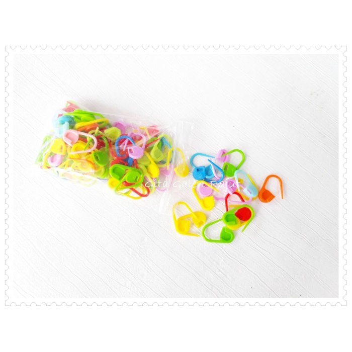 Jual Alat rajut/Penanda Rajutan/Stoper Rajutan/Stitch Marker (100pcs ...