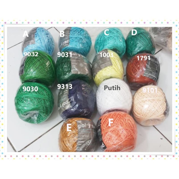 Jual Benang Rajut Poly KIlap Poly Union D30 | Shopee Indonesia