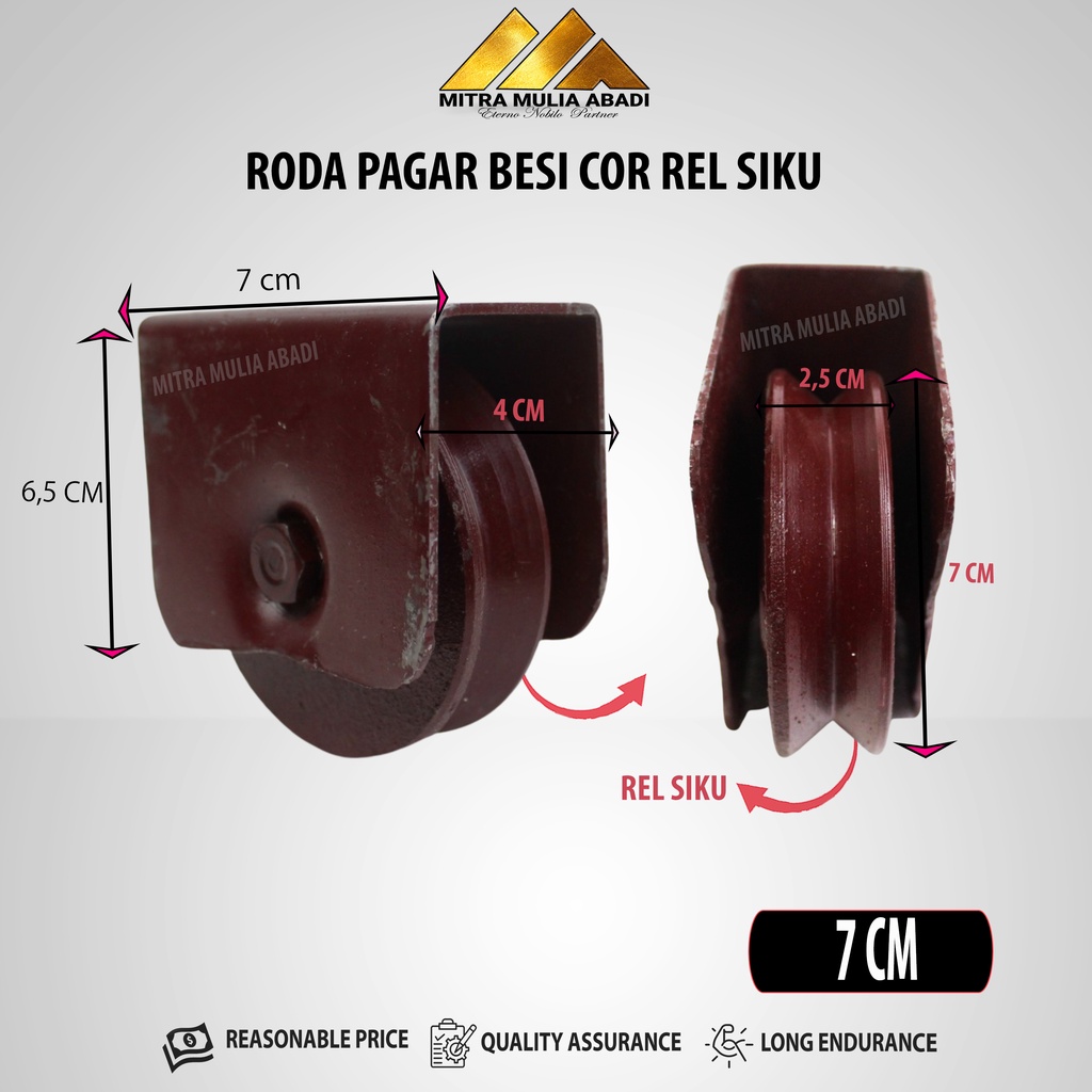 Jual Roda Pagar Besi As Super Rel Siku Roda Pagar Besi Gerbang Pintu Besi Shopee Indonesia 2243