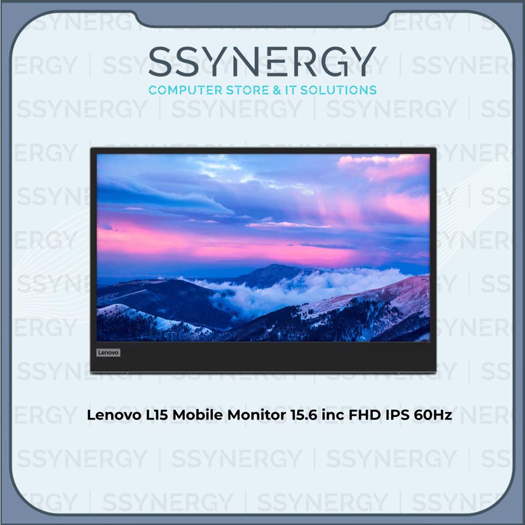 Jual Monitor LED Portable Lenovo Thinkvision L15 15.6