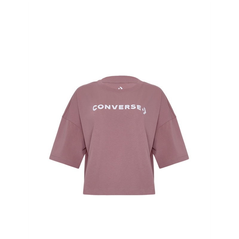 Jual Converse Women's Oversized Wordmark T-Shirt - Night Flamingo | Shopee  Indonesia