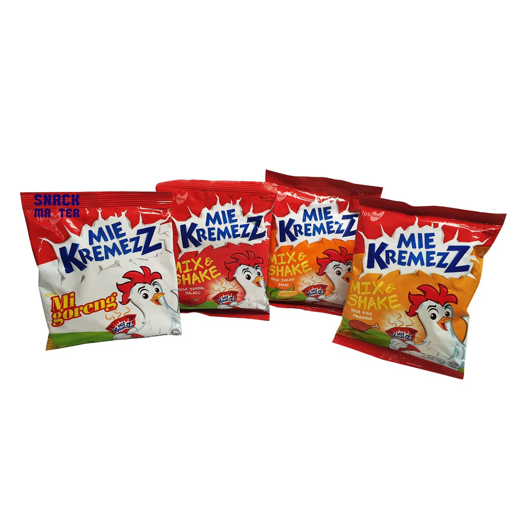 Jual Mie KremeZz Mix Shake Renceng - Netto 10 bks x 16 gr | Shopee ...