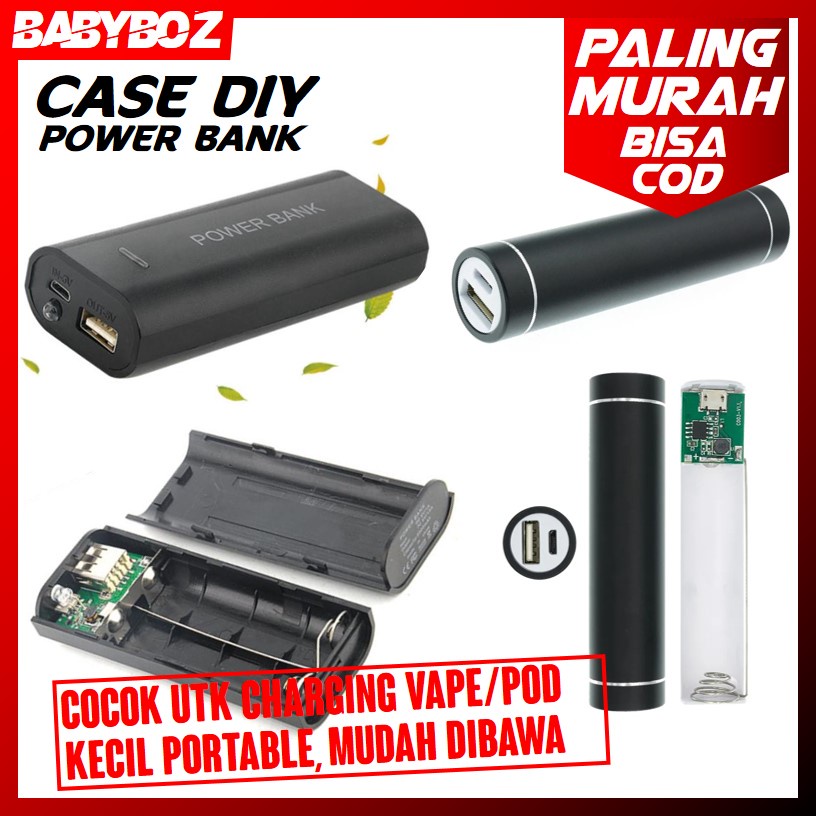 Jual BABYBOZ - CASE POWER BANK DIY 1 SLOT 18650 PORTABLE MINI CHARGING ...