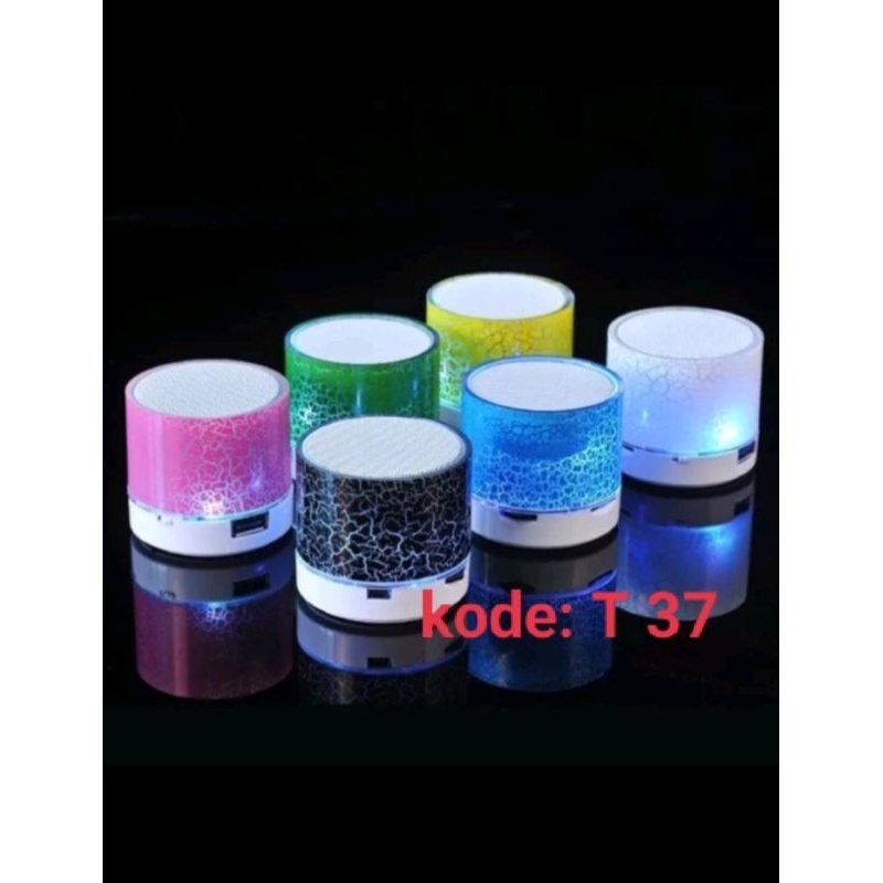 Jual Speaker Bluetooth S Creck Effect Motif Retak Mini S Lampu Led