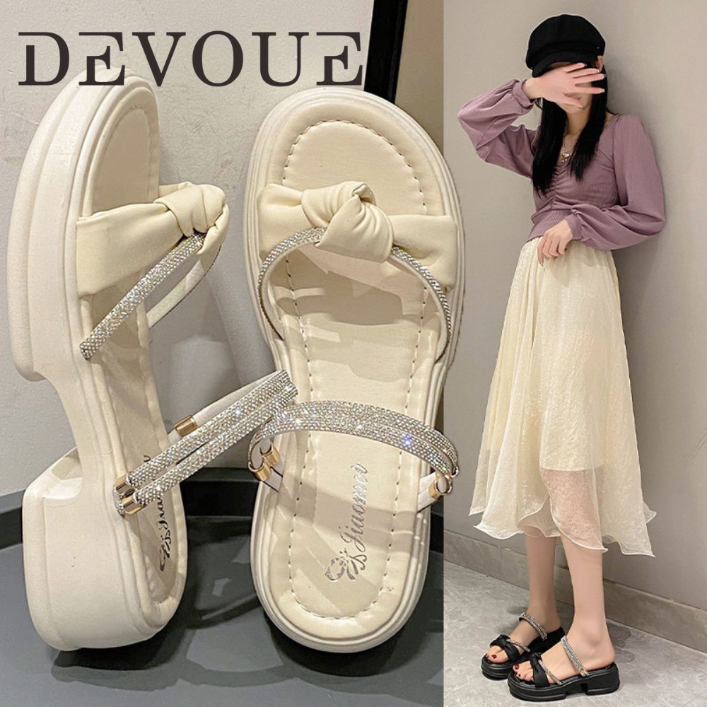 Jual DEVOUE #029 - Sandal Wedges Fashion Wanita Premium Quality Korea ...