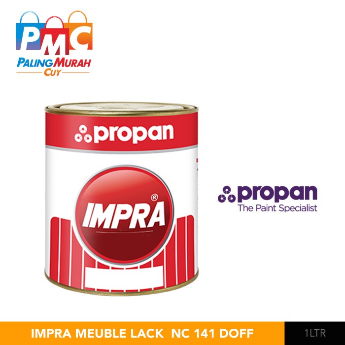 Jual MELAMIN IMPRA MEUBLE LACK NC 141 CLEAR GLOSS DOFF / 1 LITER PROPAN ...