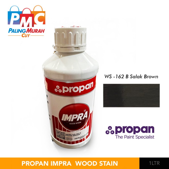 Jual IMPRA WOOD STAIN WS 162 B SALAK BROWN 1 Liter Shopee Indonesia