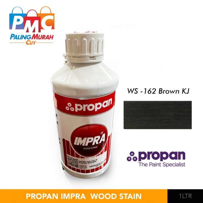 Jual IMPRA WOOD STAIN WS 162 B - BROWN KJ 1 Liter | Shopee Indonesia