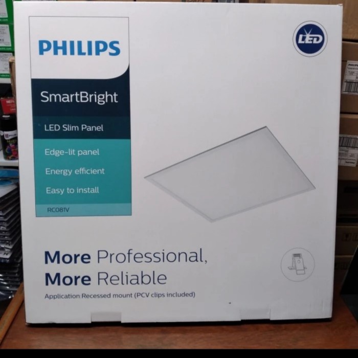 Jual Philips RC081V 28W LED Panel 60x60 GM G3 MR PCV 28 Watt 28Watt 28 ...
