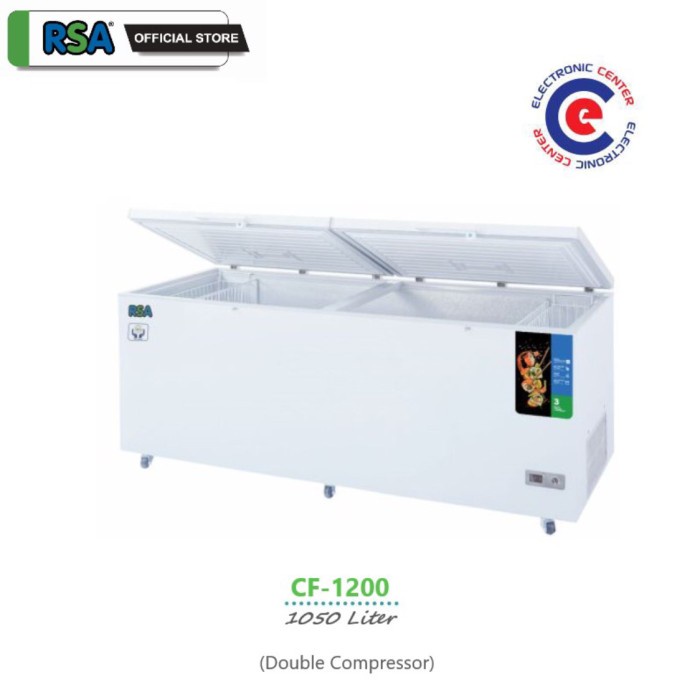 Jual Chest Freezer Rsa 1050liter (Cf1200) | Shopee Indonesia
