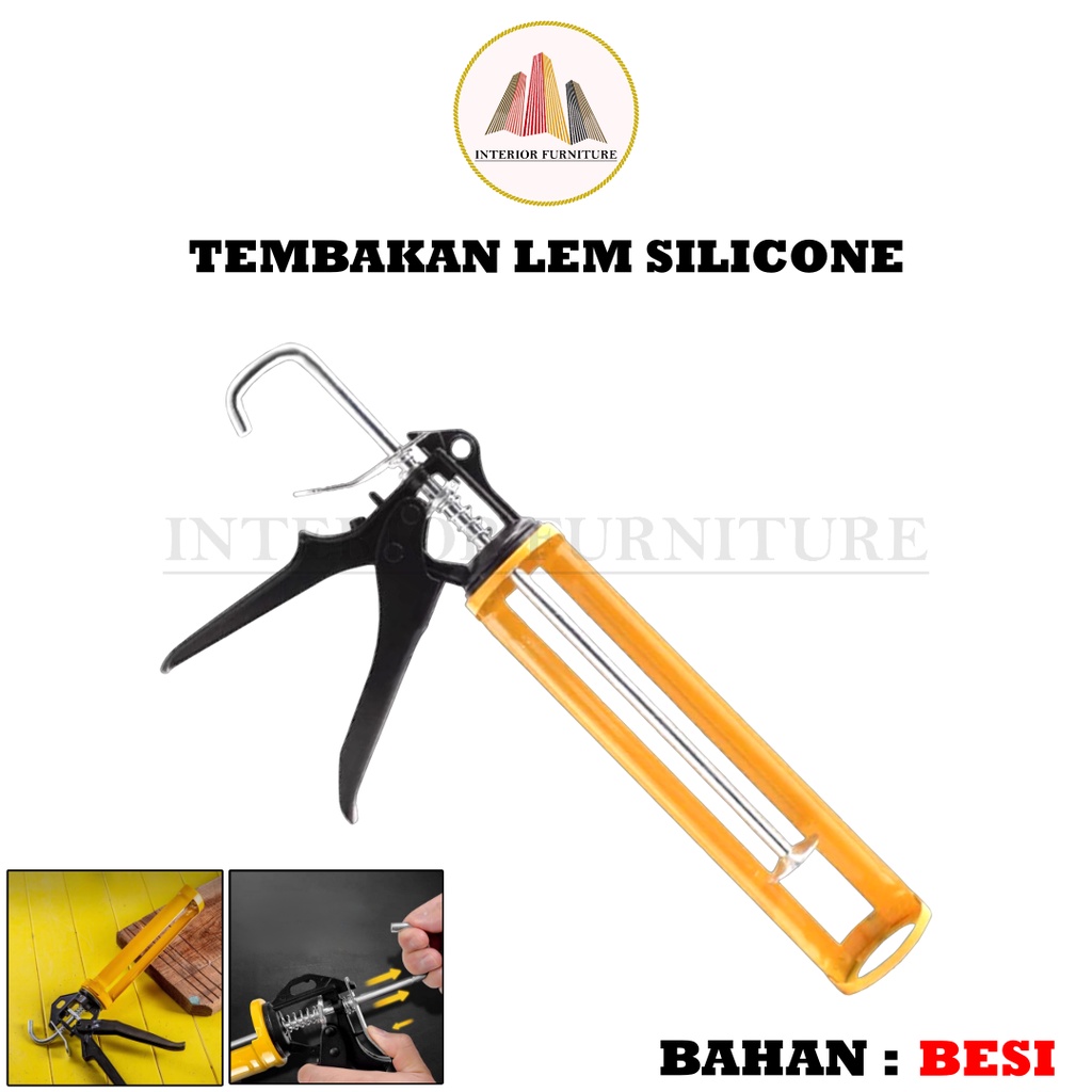 Jual Tembakan Lem Tabung Super Premium Tebal Lem Sealant Botol Silicone