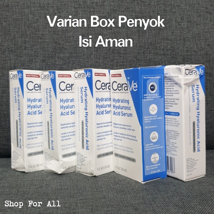 Jual CERAVE Hydrating Hyaluronic Acid Serum 30ml - BOX PENYOK | Shopee ...