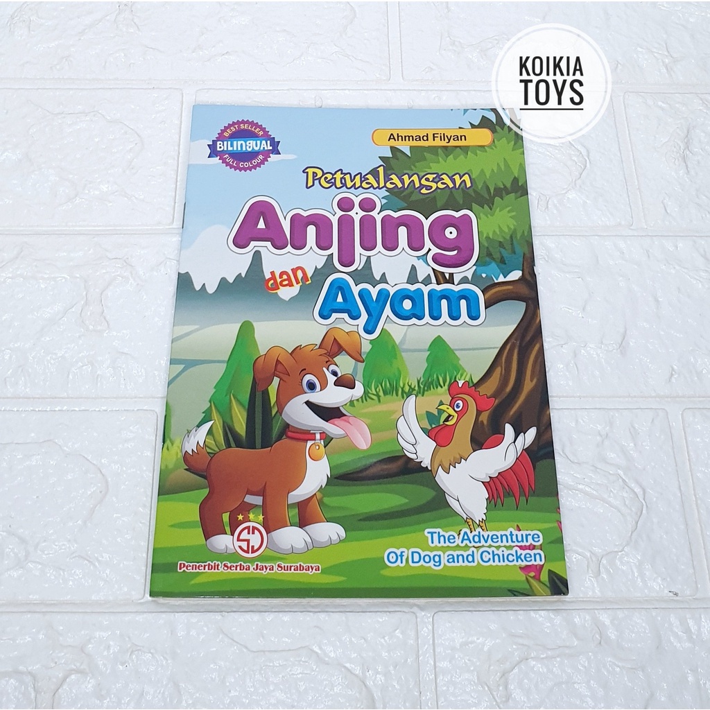 Jual Buku Dongeng Anak Buku Cerita Fabel Tentang Hewan Bilingual 2