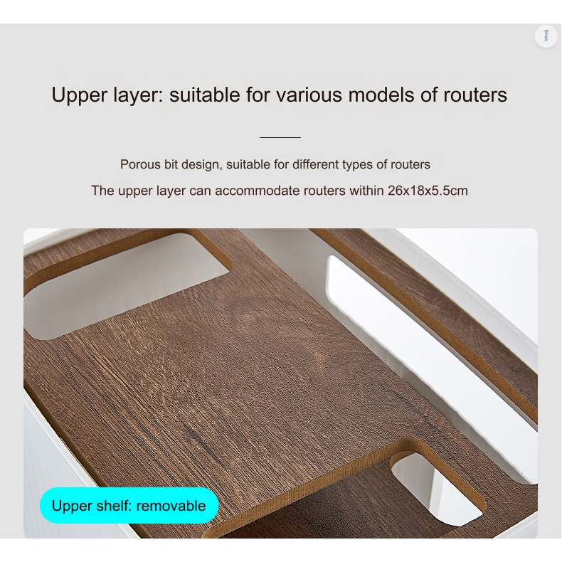 Jual KITAKATA MUSEN Router Wifi Organizer Estetik Tempat Penyimpanan ...