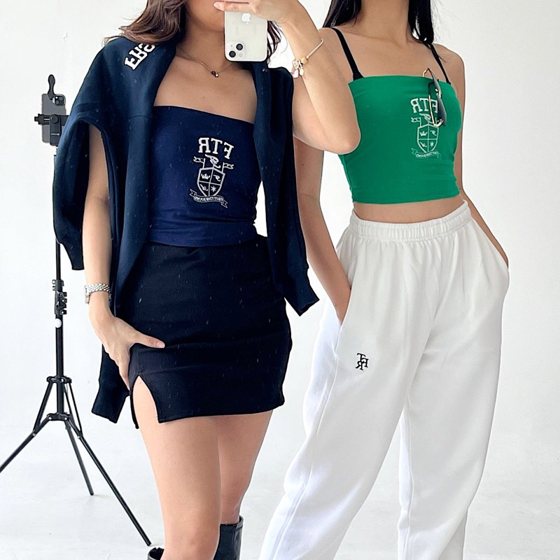 Jual First Time Round - Tube Top - Oxford/Prince | Shopee Indonesia