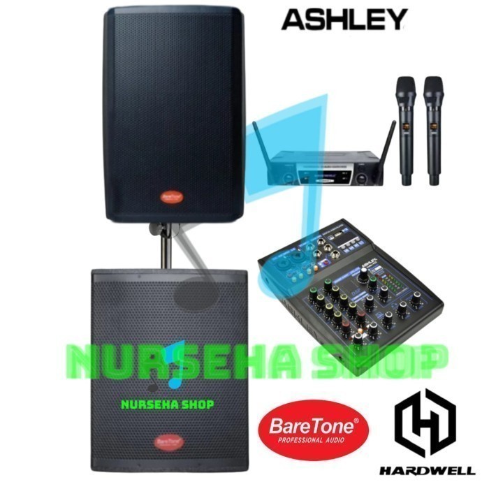 Jual paket sound system baretone 12 inch 12hd 12 hd plus sub 15 inch ...