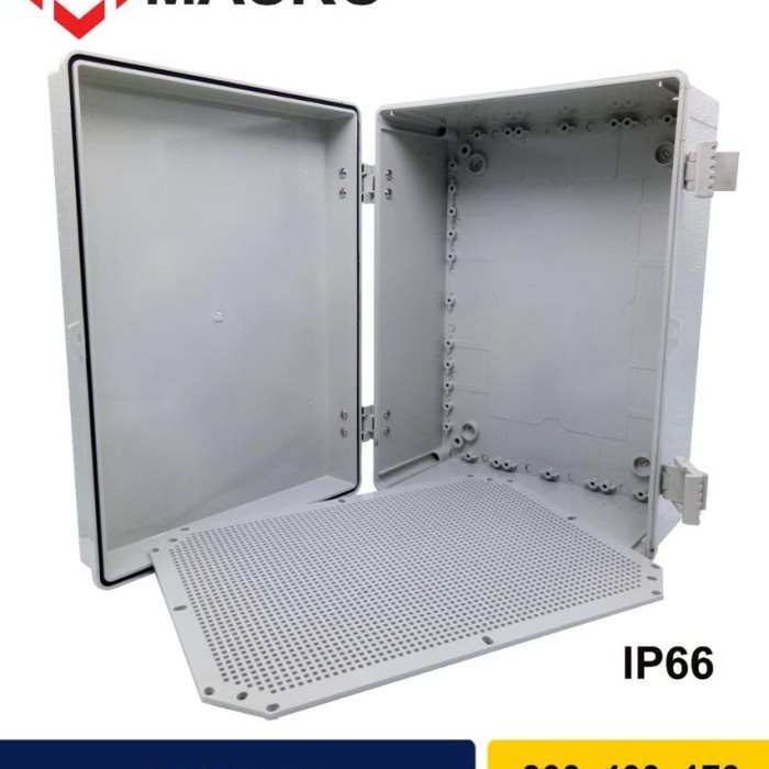 Jual MASKO BOX PANEL 400x500x200 ABS JUNCTION 40x50x20 IP66 Dust Proof ...