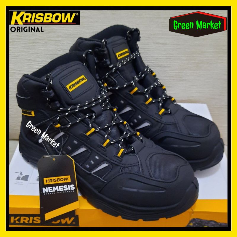 Jual Sepatu Safety Krisbow Nemesis Safety Shoes Krisbow Nemesis Shopee Indonesia