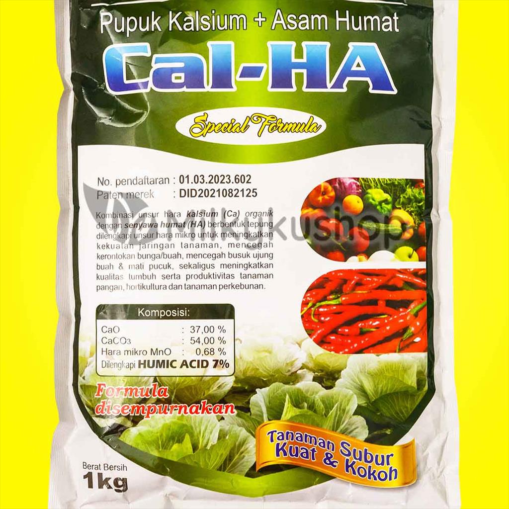 Jual CAL-HA 1 KG CALHA PUPUK KALSIUM ASAM HUMAT KEMASAN PABRIK | Shopee ...