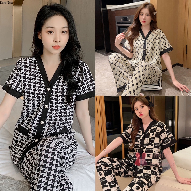 Jual Emily Piyama - Baju Tidur Set Piyama Model Kancing Depan Premium ...