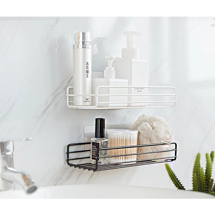 [UNIK88] Rak Besi Rak Kamar Mandi Rak Besi Tempel Tanpa Bor Rak Penyimpanan Rak Logam | AutoStock