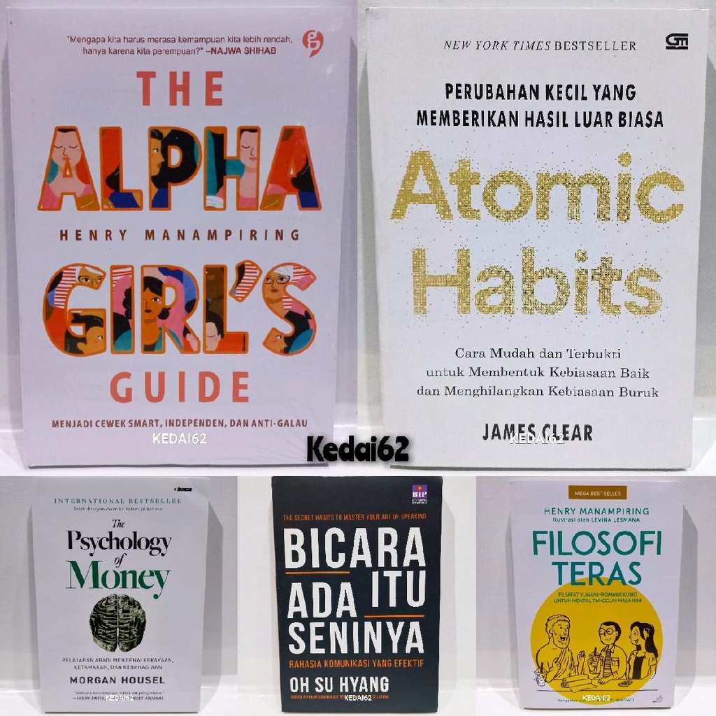 Jual PAKET ISI 5 BUKU MOTIVASI BICARA ITU ADA SENINYA + THE PSYCHOLOGY ...