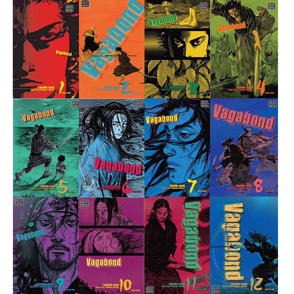 Jual Novel (Versi Eng) Vagabond Manga Complete Vol 1 38 Takehiko