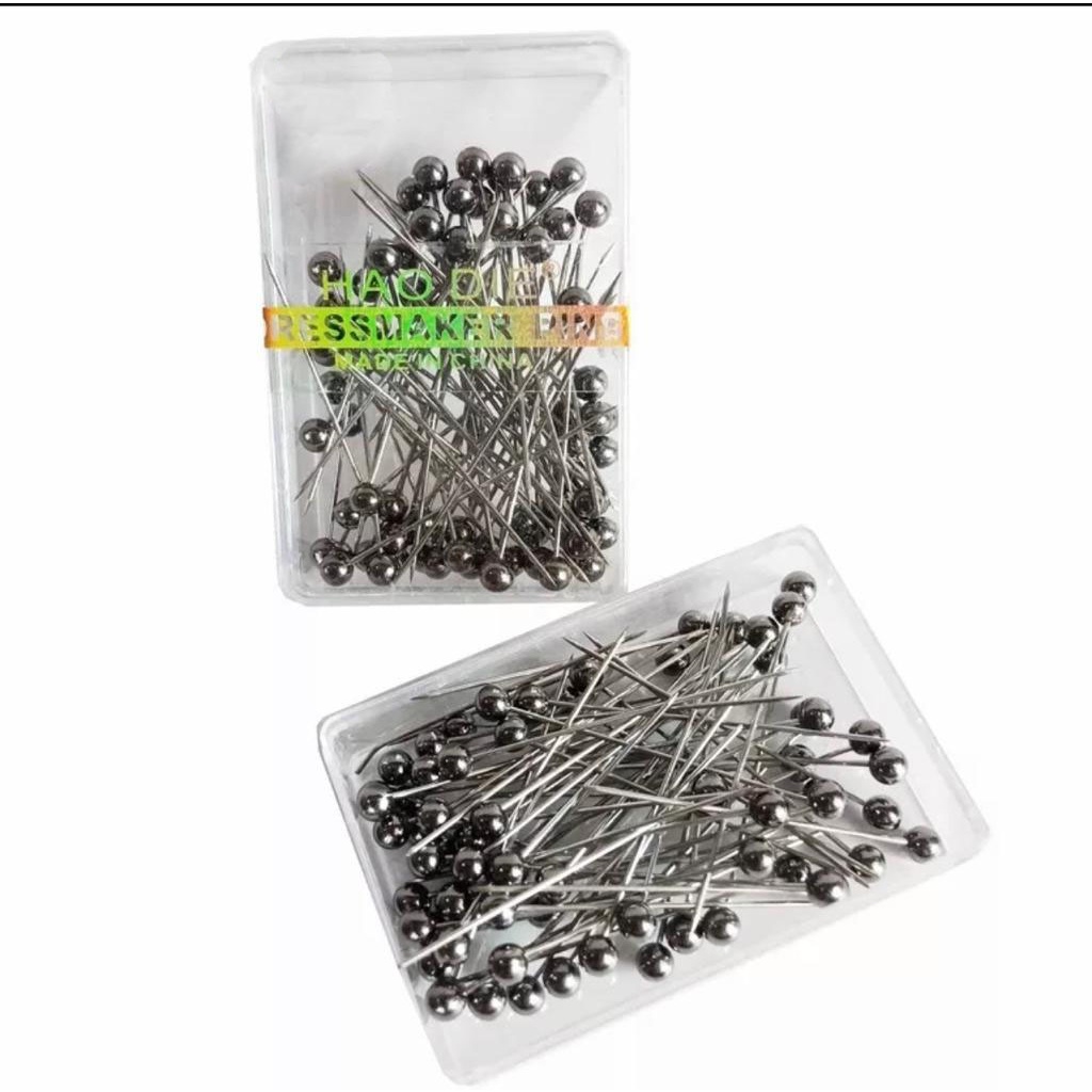 Jual JARUM PENTUL MIKA SILVER STAINLESS ANTI KARAT HAODIE DRESSMAKER ...