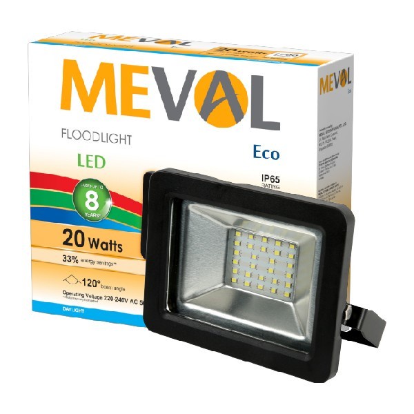 Jual Meval AI1-2DA 20W Led Floodight Eco Putih | Shopee Indonesia