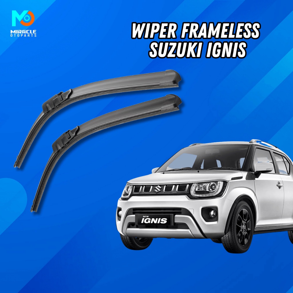 Jual Wiper Frameless Suzuki Ignis Sepasang Pcs Kiri Dan Kanan Model Banana Karet Tanpa Rangka