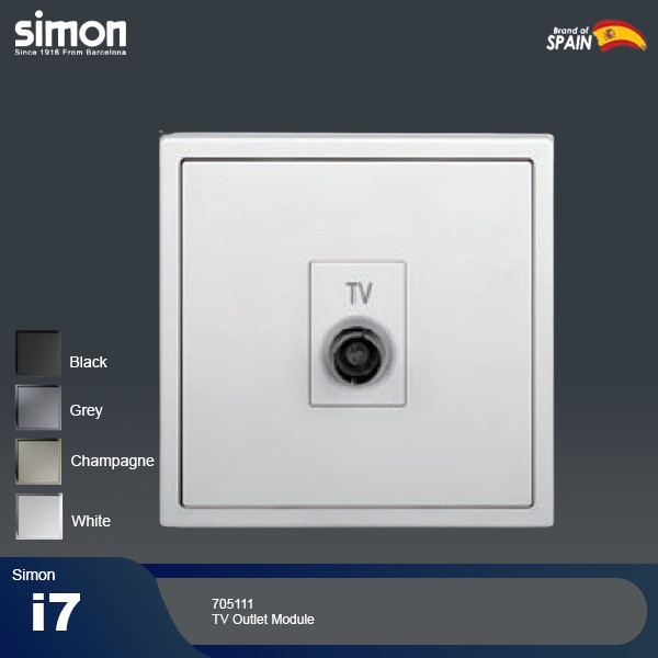 Jual SIMON i7 TV Outlet Module 705111 | Shopee Indonesia
