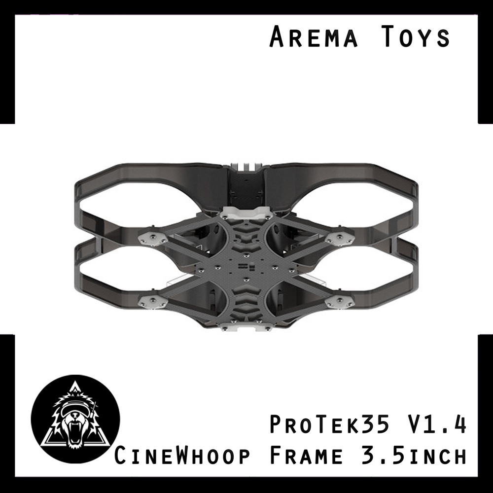 Jual ProTek35 V1.4 CineWhoop Carbon Frame Kit FPV Drone 3.5inch DJI O3