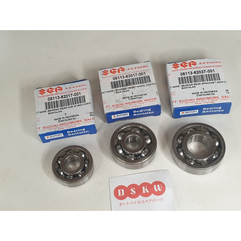 Jual Bearing Roda Belakang Set 3 pcs SMASH | SHOGUN | TORNADO SGP ...
